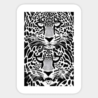 Best mate Amur leopard Sticker